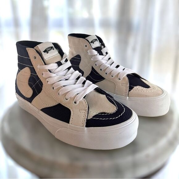 Vans Vault SK8-HI WP VR3 LX Navy Patchwork Size 6 Mens 7.5 Women - Picture 8 of 16